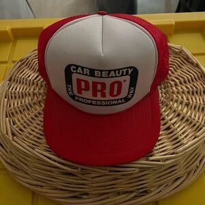 Vintage Pro Car Beauty The Professional Way Trucker Hat